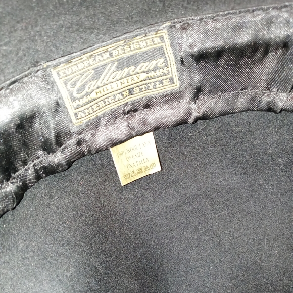 European Design Collanan Cloche Hat with Silk Trim and Roses - Picture 9 of 9